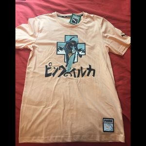 Puma x Pink Dolphin Cross Shirt Men's Size S Peach